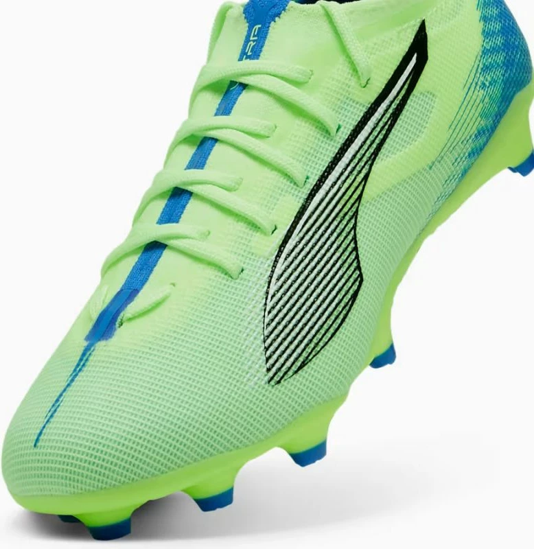 Nogometni čevlji za otroke, Puma, zeleni