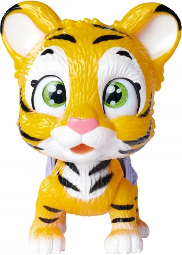 Interaktivna figurica tigra, 15 cm, 3 presenečenja, Simba Pamper Petz Tiger Cub