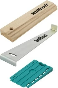 Set orodij za polaganje tal Wolfcraft 6975000, siv