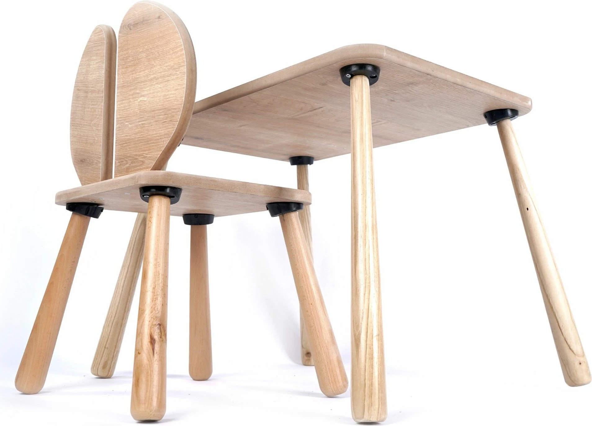 Set miz za otroke, 12-delni, hrast — Skye Decor BLTYZ-AKTV064