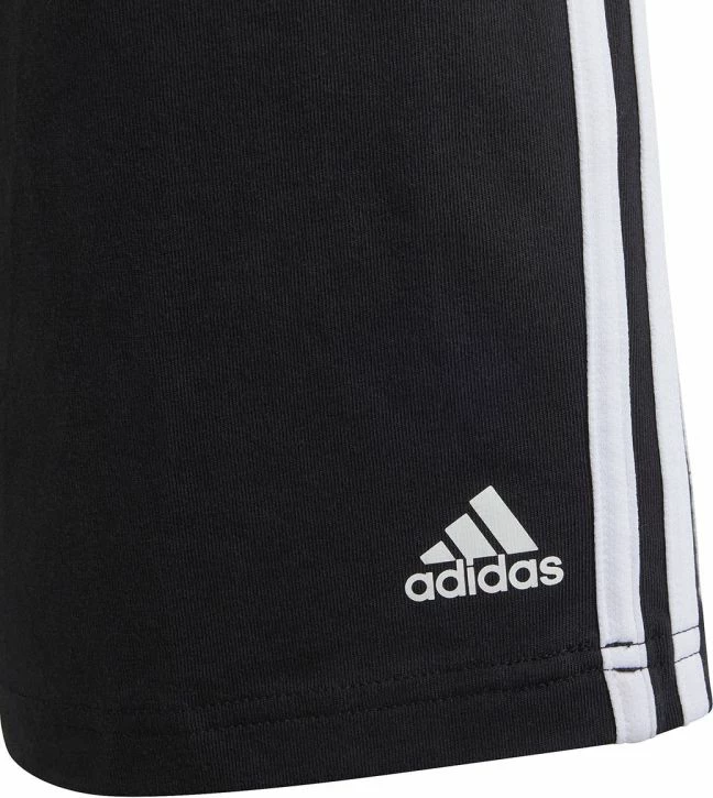 Otroške športne kratke hlače adidas, črne