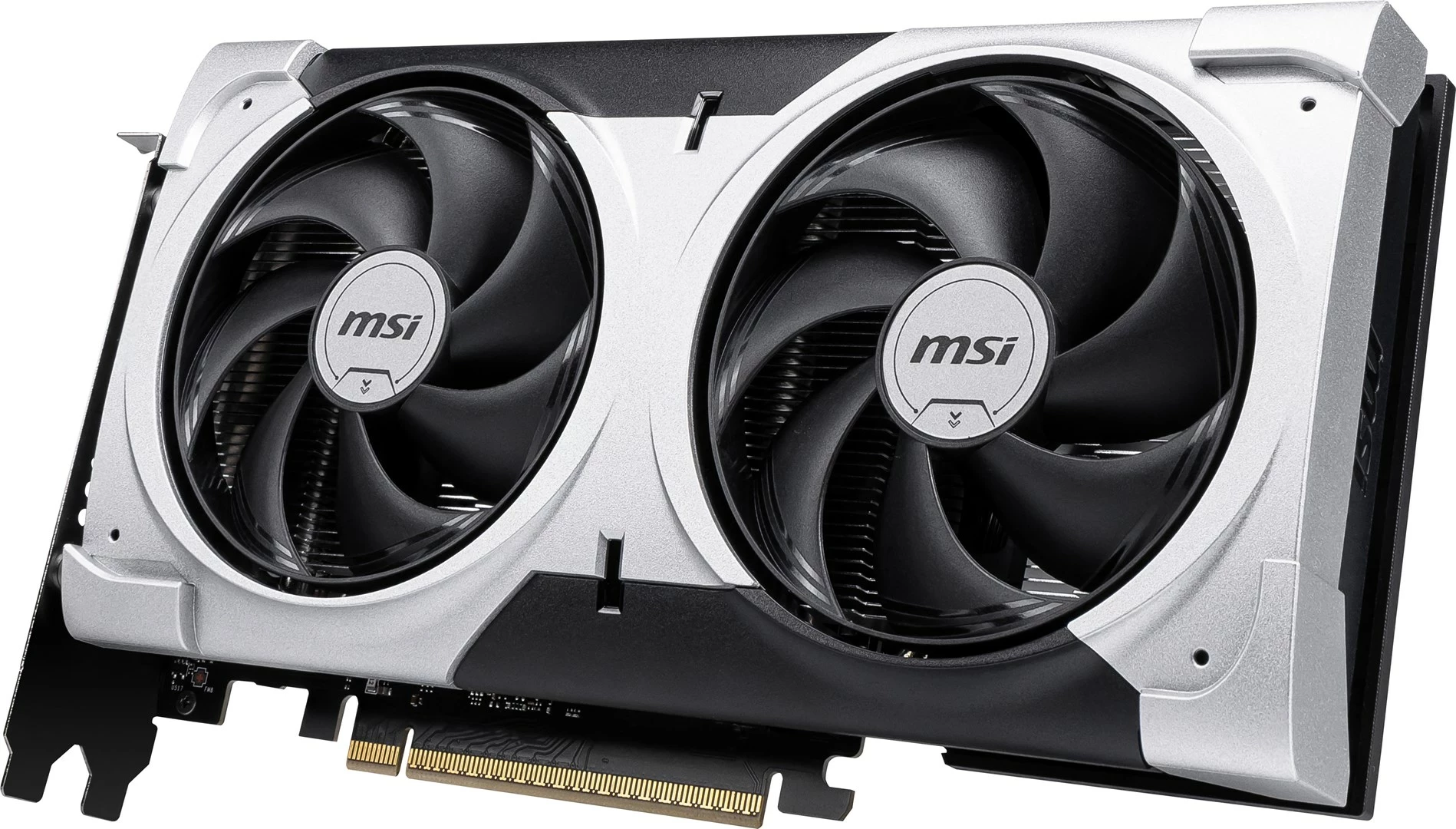 Grafična kartica GeForce RTX 5060 Ti 8G VENTUS 2X OC PLUS MSI, 8 GB GDDR7, srebrna