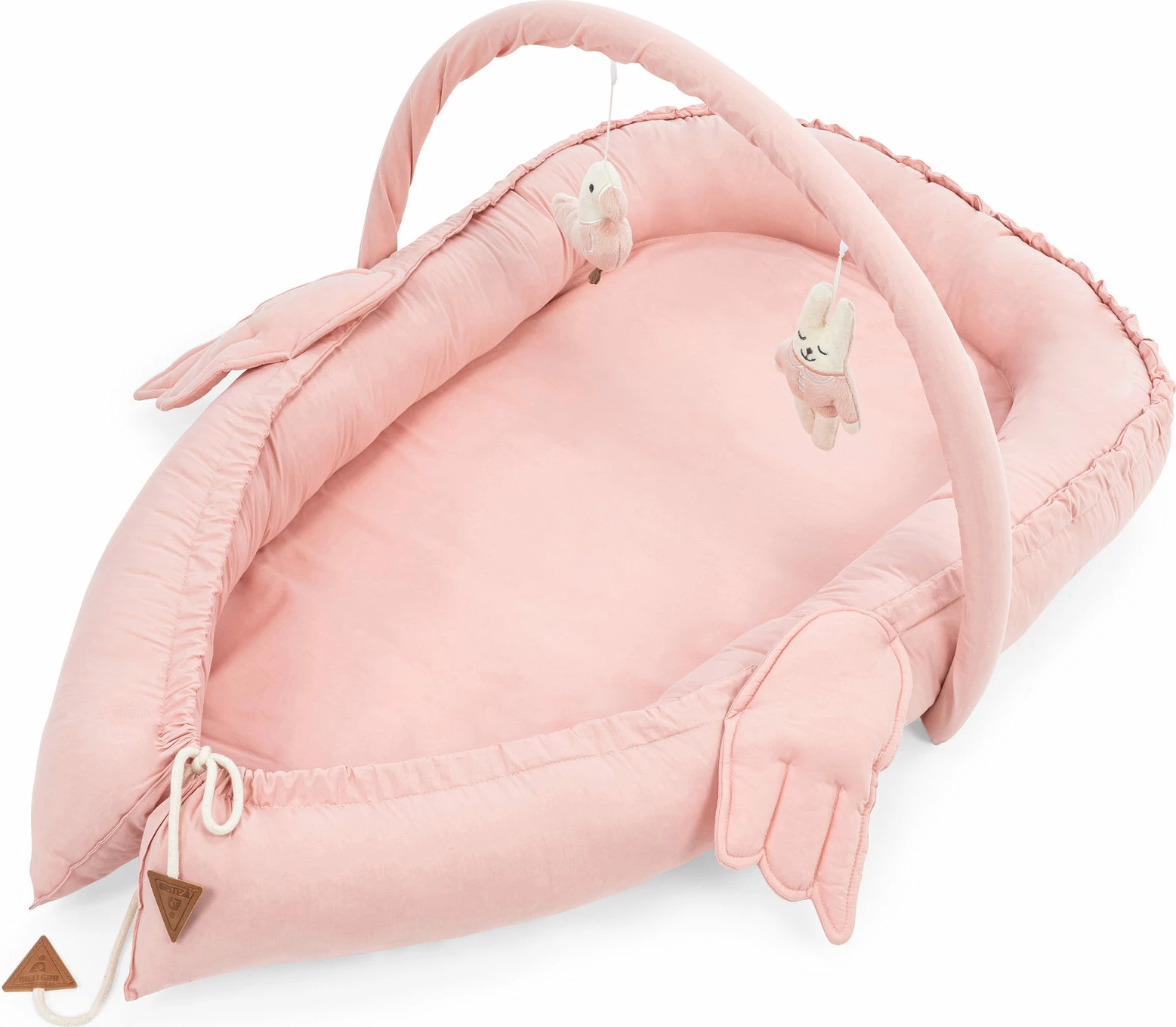 Ležišče za dojenčka Babynest, rožnato, Evila Originals