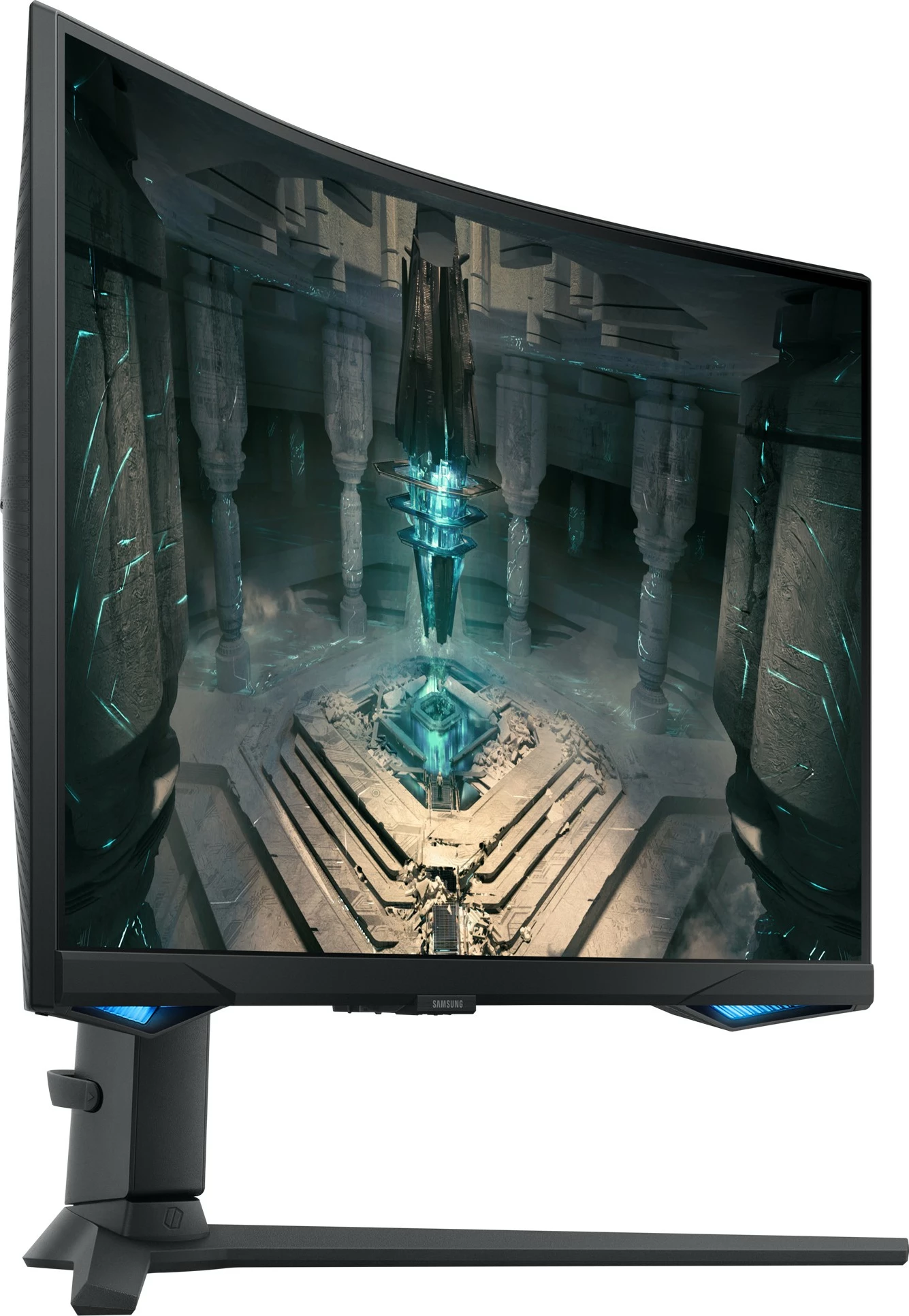 Zakrivljen 27" Quad HD monitor, Samsung LS27BG650EU, 1 ms, črn