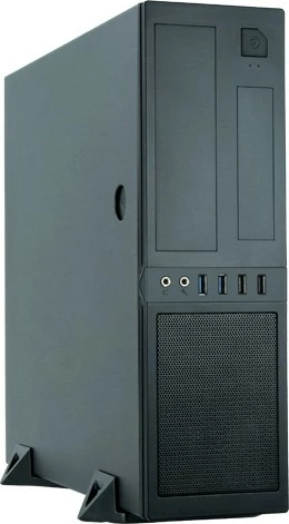 Kompaktno ohišje Chieftec CS-12B-300, Mini Tower, Mini-ITX, črno