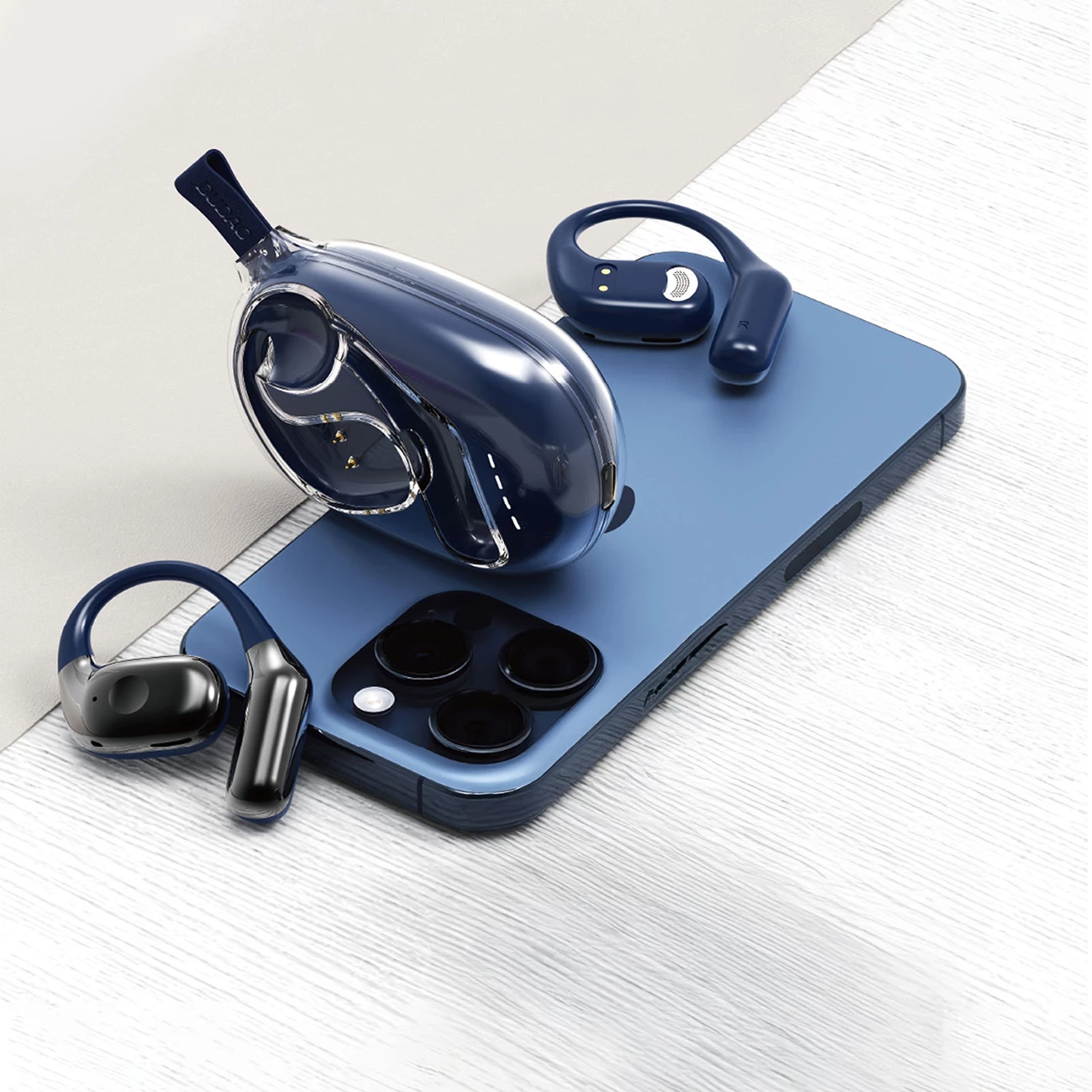 Slušalke Bluetooth, brezžične, USB-C, črne Dudao U17Max OWS