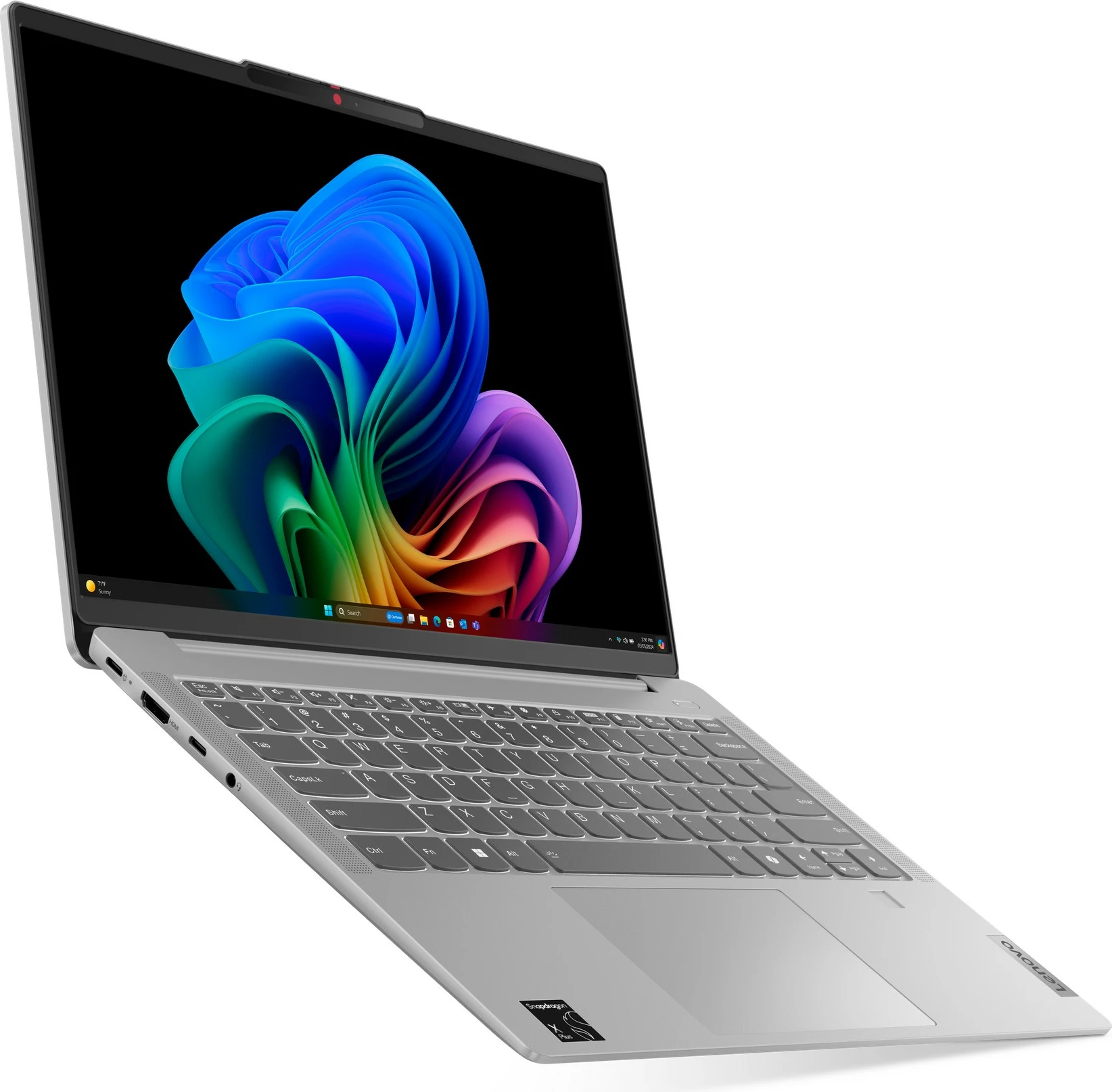 Prenosnik Lenovo IdeaPad Slim 5, 14" OLED, Snapdragon X Plus, 16GB/1TB SSD, Win11, siva