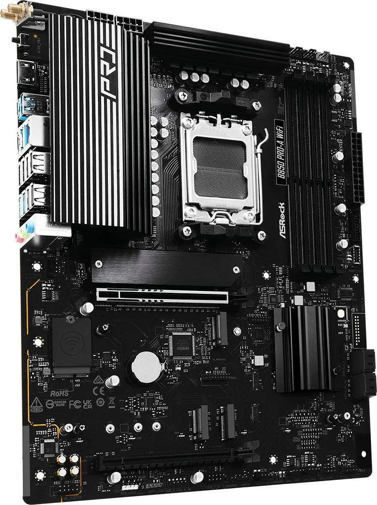 Matična plošča ASRock B850 PRO-A WIFI, ATX, Socket AM5, DDR5, WiFi 6E