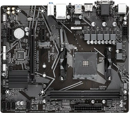 Matična plošča Gigabyte A520M S2H, Socket AM4, micro ATX