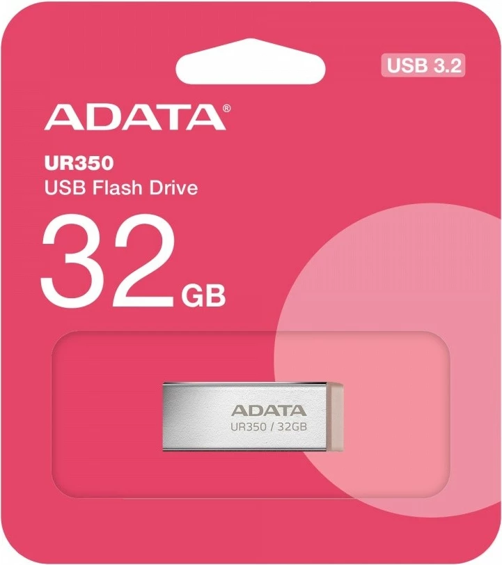 USB ključek 32 GB, USB 3.2 Gen1, kovinsko rjave barve, Adata UR350