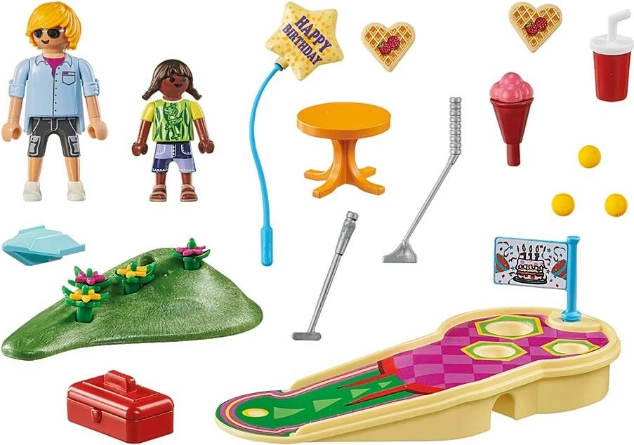 Set za mini golf Playmobil My Life 71449, 33 kosov