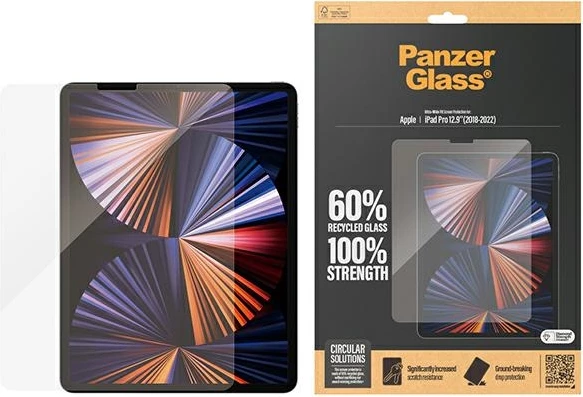 Zaščitno kaljeno steklo Ultra-Wide Fit PanzerGlass za iPad Pro 12.9" (2018-2022)