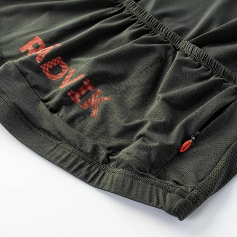 Kolesarska majica Radvik za moške, zelena