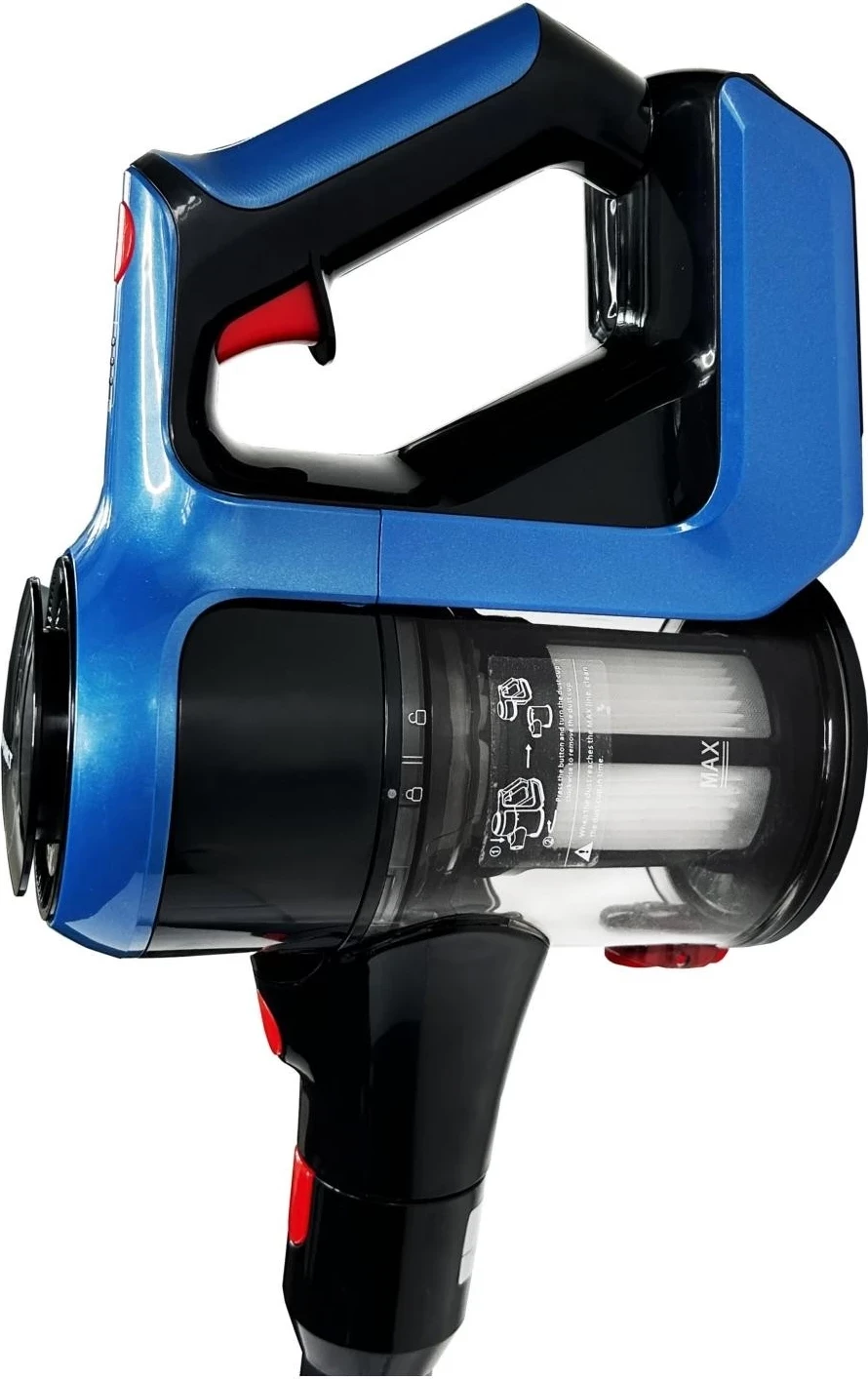 Vertikalni brezžični sesalnik brez vrečke Blaupunkt VC6010, črno-modra