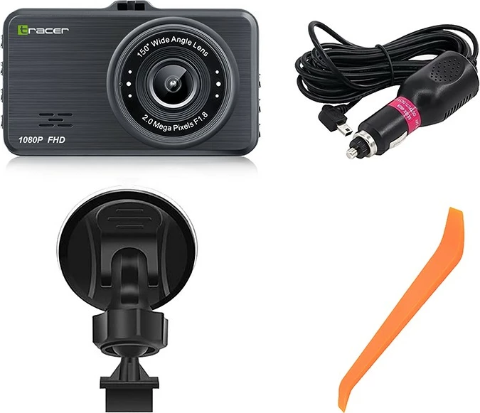 Kamera, snemalnik za avto Tracer 3.0S FHD CAPRI, Full HD, 3", črna