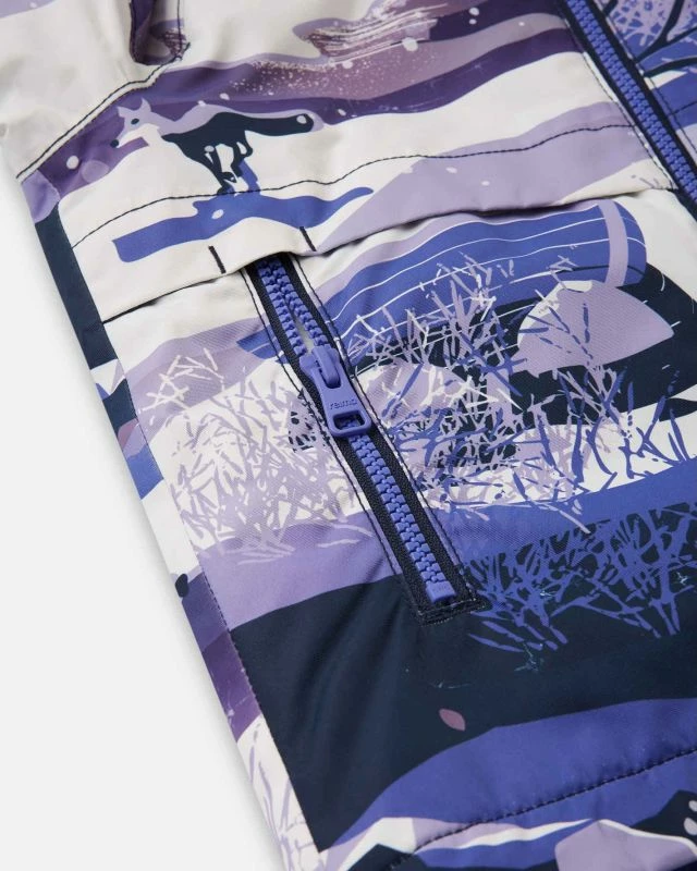 Zimska jakna za otroke Reima, vijolična