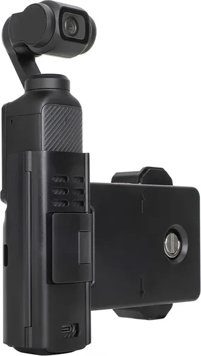 Držalo za telefon s shranjevalno škatlo za DJI Osmo Pocket 3, Sunnylife OP3-AD744, črno-oranžna