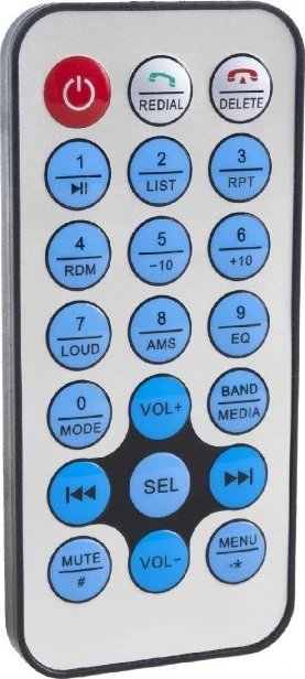 Avtoradio Audiocore AC9100, črno/rdeč