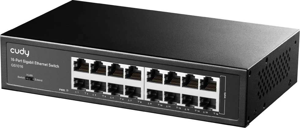 Stikalo Cudy GS1016, Ethernet, 16 LAN vrat, 10/100/1000 Mbps