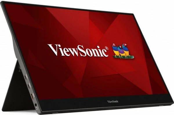 Prenosni zaslon 15,6" FHD IPS na dotik ViewSonic TD1655, srebrn