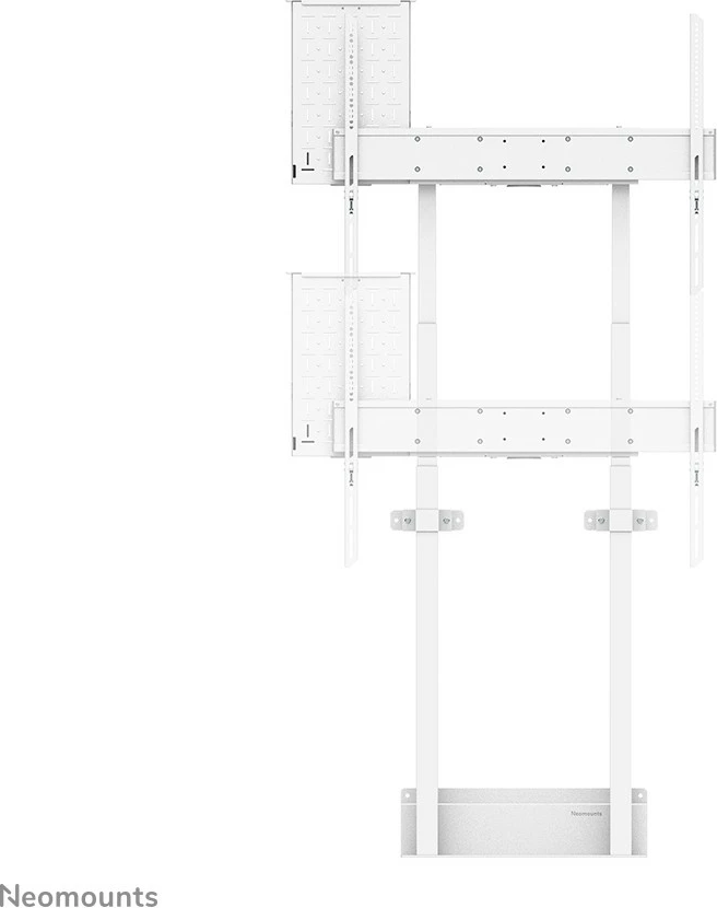 Motorni stenski nosilec za TV do 100'', Newstar WL55-875WH1, bel