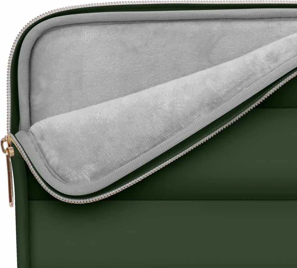 Ovitek za prenosnik 13–14 palcev z torbico za dodatke, Tech-Protect Puffy, olivno
