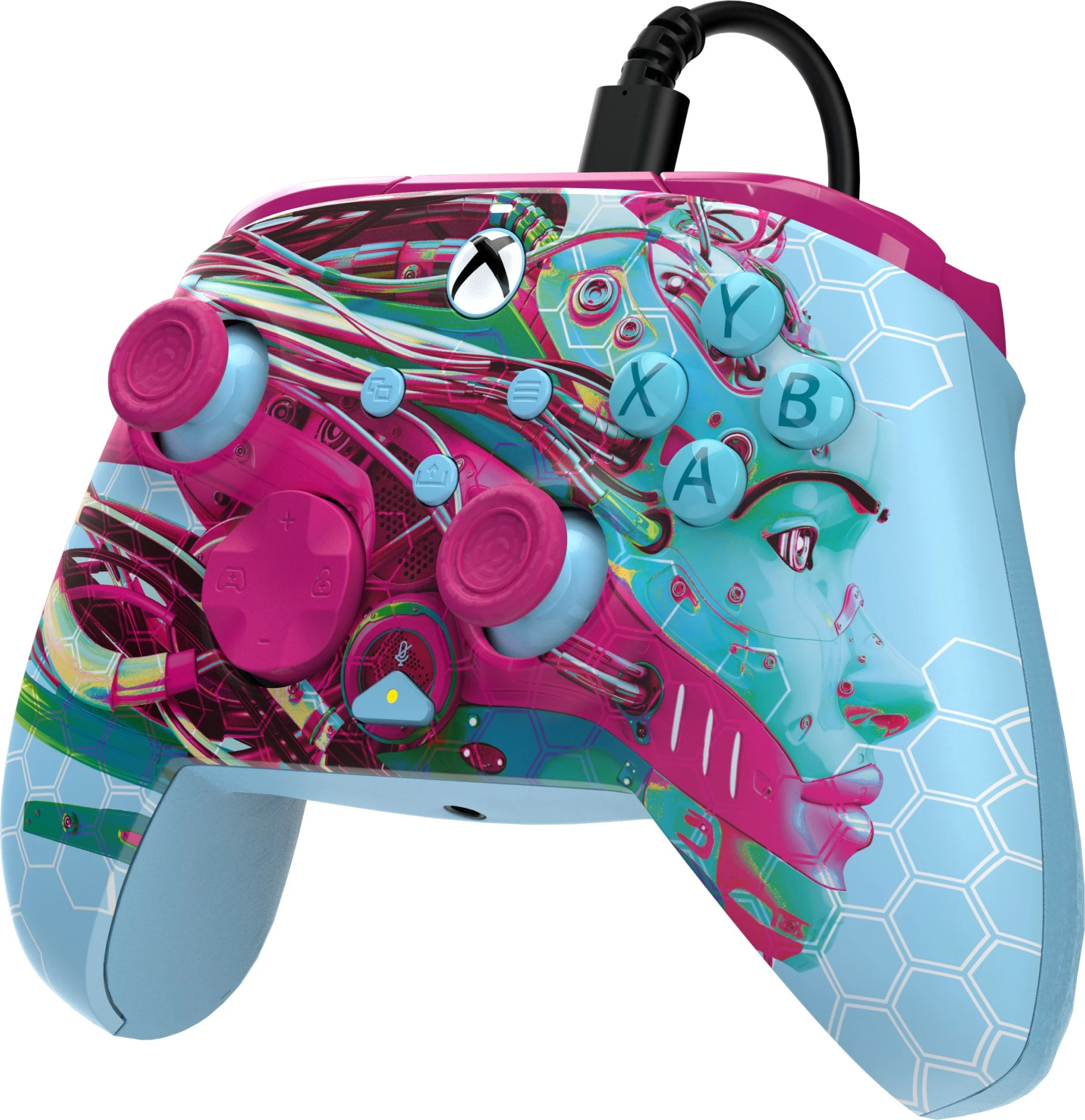 Napreden žični igralni krmilnik, PDP REMATCH, Xbox Series X|S, Xbox One, PC, večbarven