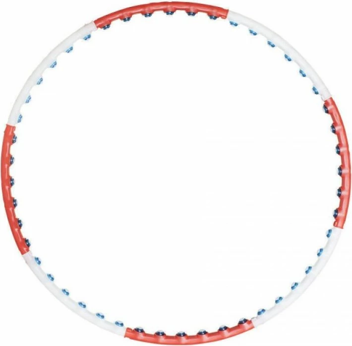 Hula hop Meteor, belo-rdeč