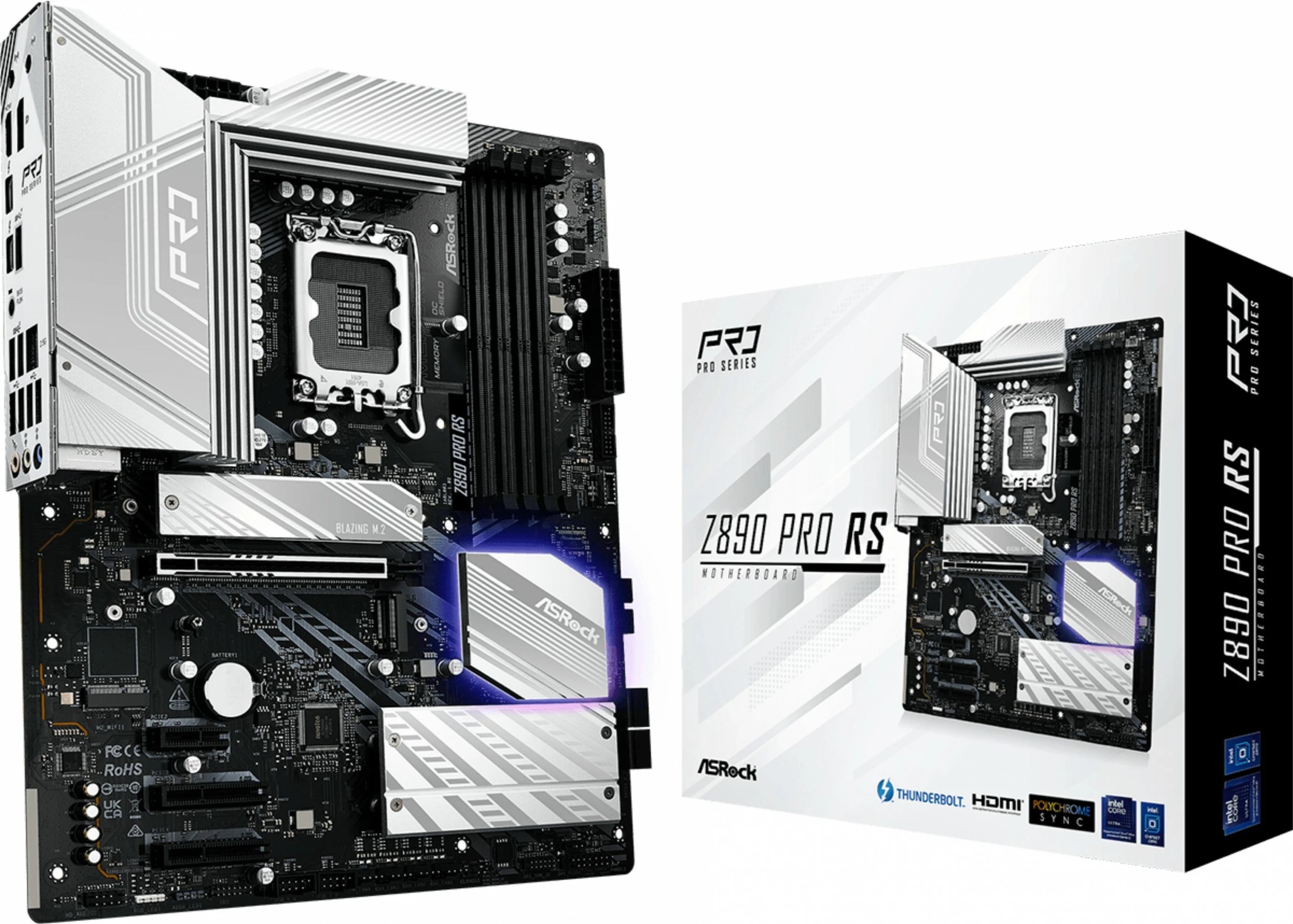 Plošča z vmesniki ASRock Z890 Pro RS, DDR5