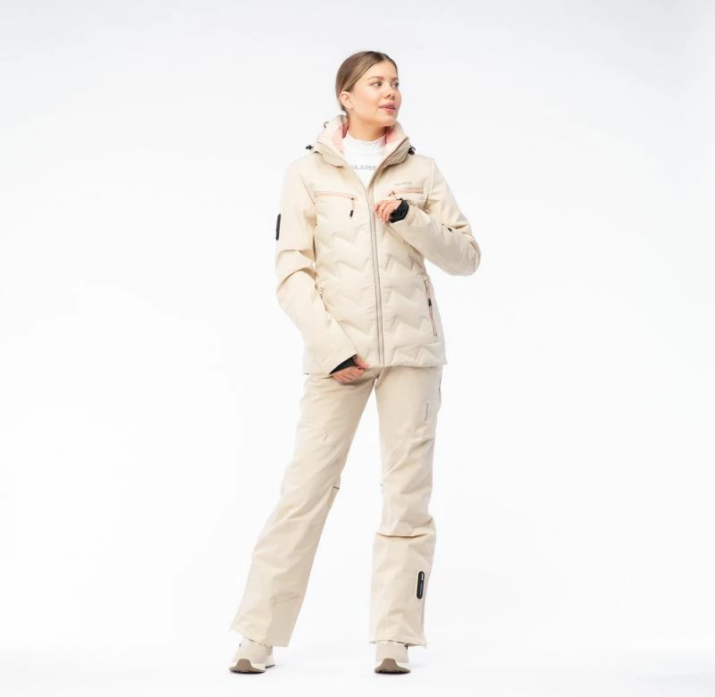 Zimska jakna za ženske Iguana, bež