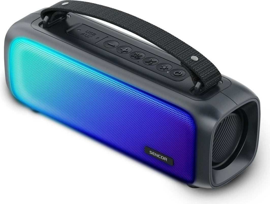 Bluetooth zvočnik Sencor SSS 3000 KIDS, 16 W, LED panel, črn