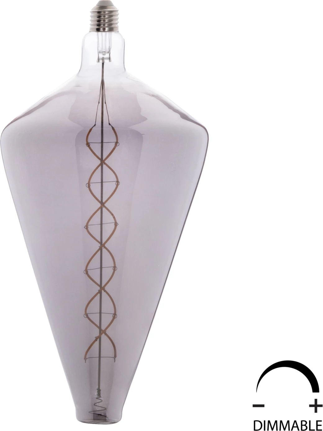 Žarnica LED filament 8W E27 3000K dimljiva v barvi dima