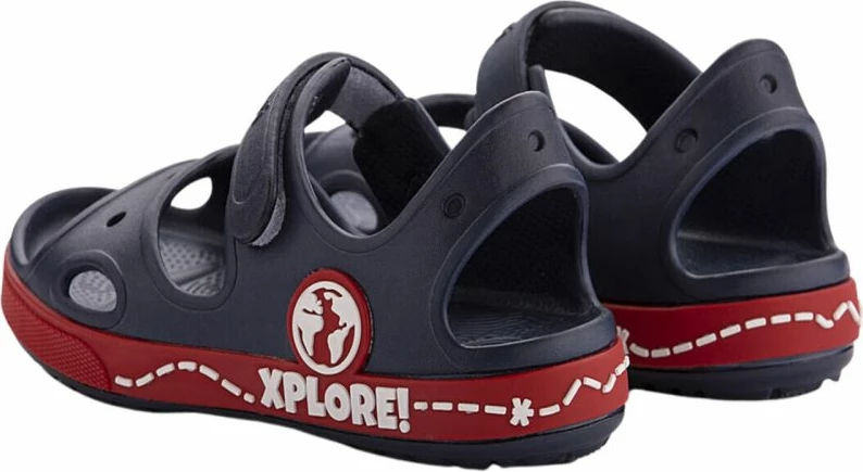 Sandale za dečke Coqui, rdeče in mornarsko modre