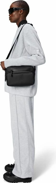 Ramena torba za moške in ženske Rains, črna