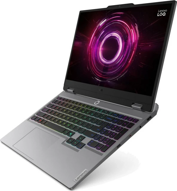 Prenosnik Lenovo LOQ 15AHP10, 15,6" AMD Ryzen 5, 32 GB RAM, 512 GB SSD, GeForce RTX 5050 8 GB, Luna Grey