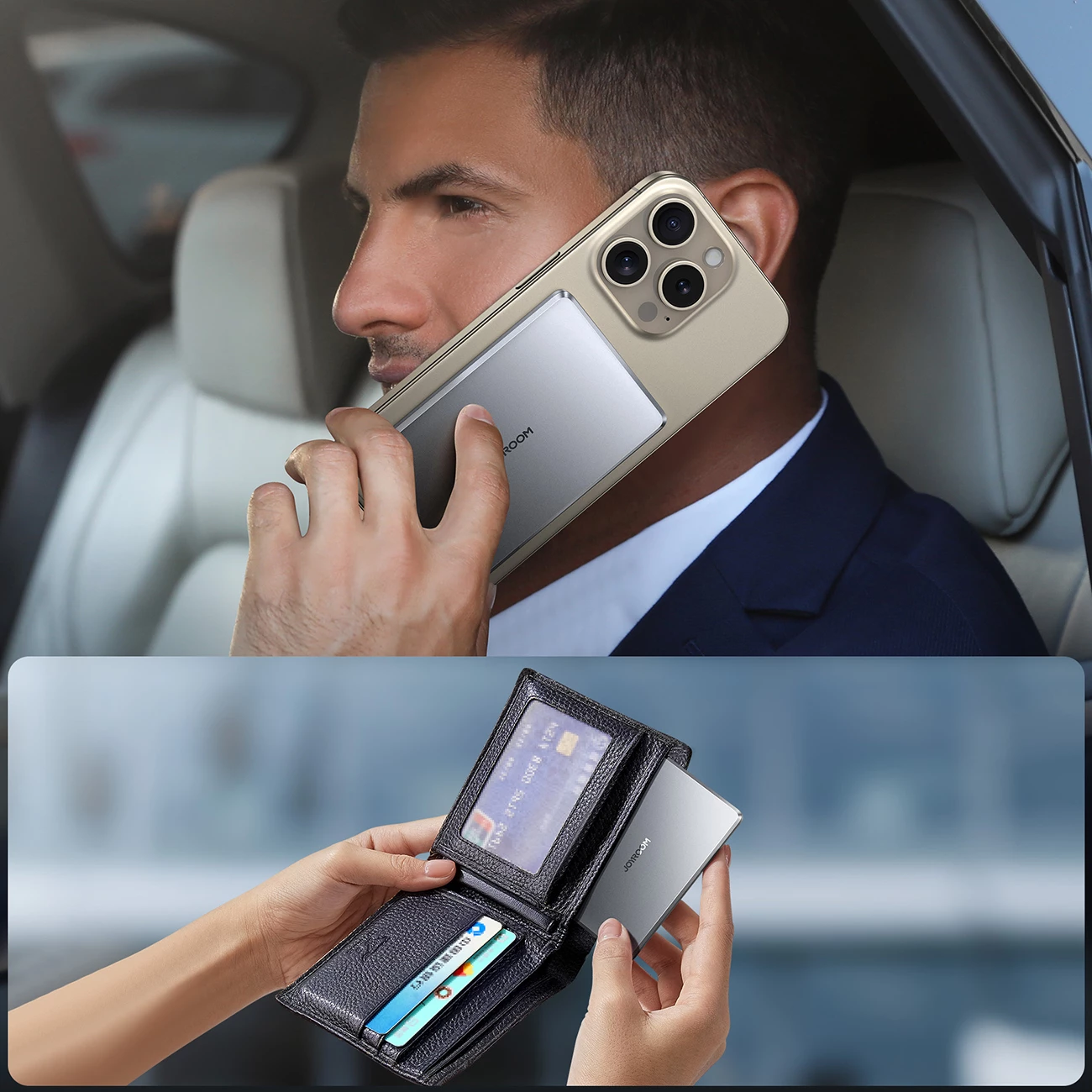 Prenosna baterija Joyroom JR-PBM08 5000 mAh 20W z brezžičnim polnjenjem MagSafe/Qi, siva