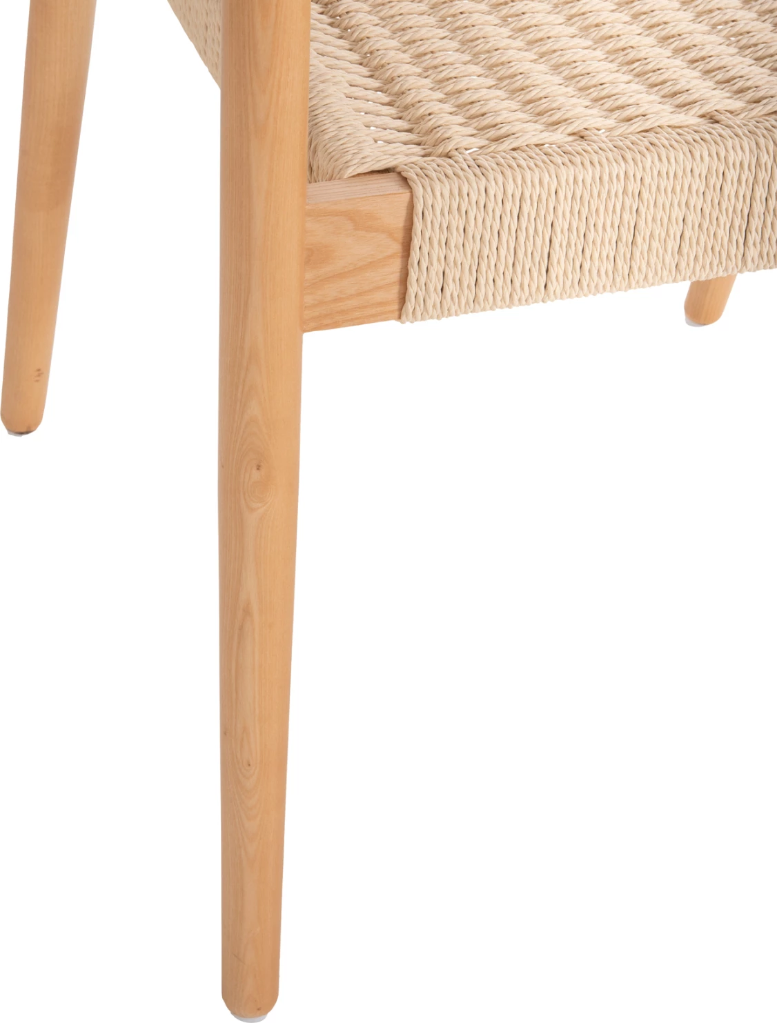 Fotelj FH9874 z okvirjem iz jesena in sedežem iz papirnate vrvi 57x54x78H cm