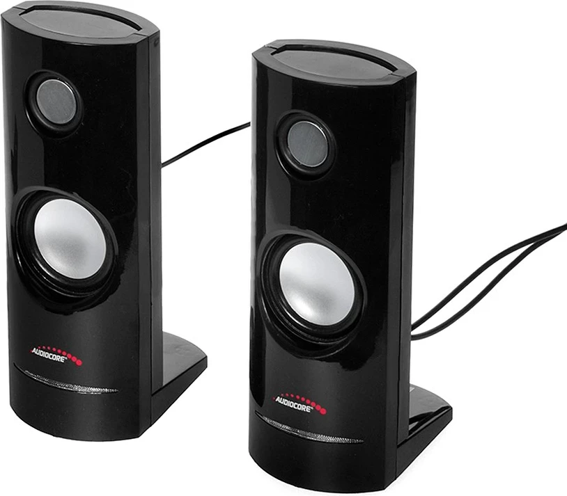 Zvočniki AUDIOCORE AC860, 2.0 kanal, 4 W, črni