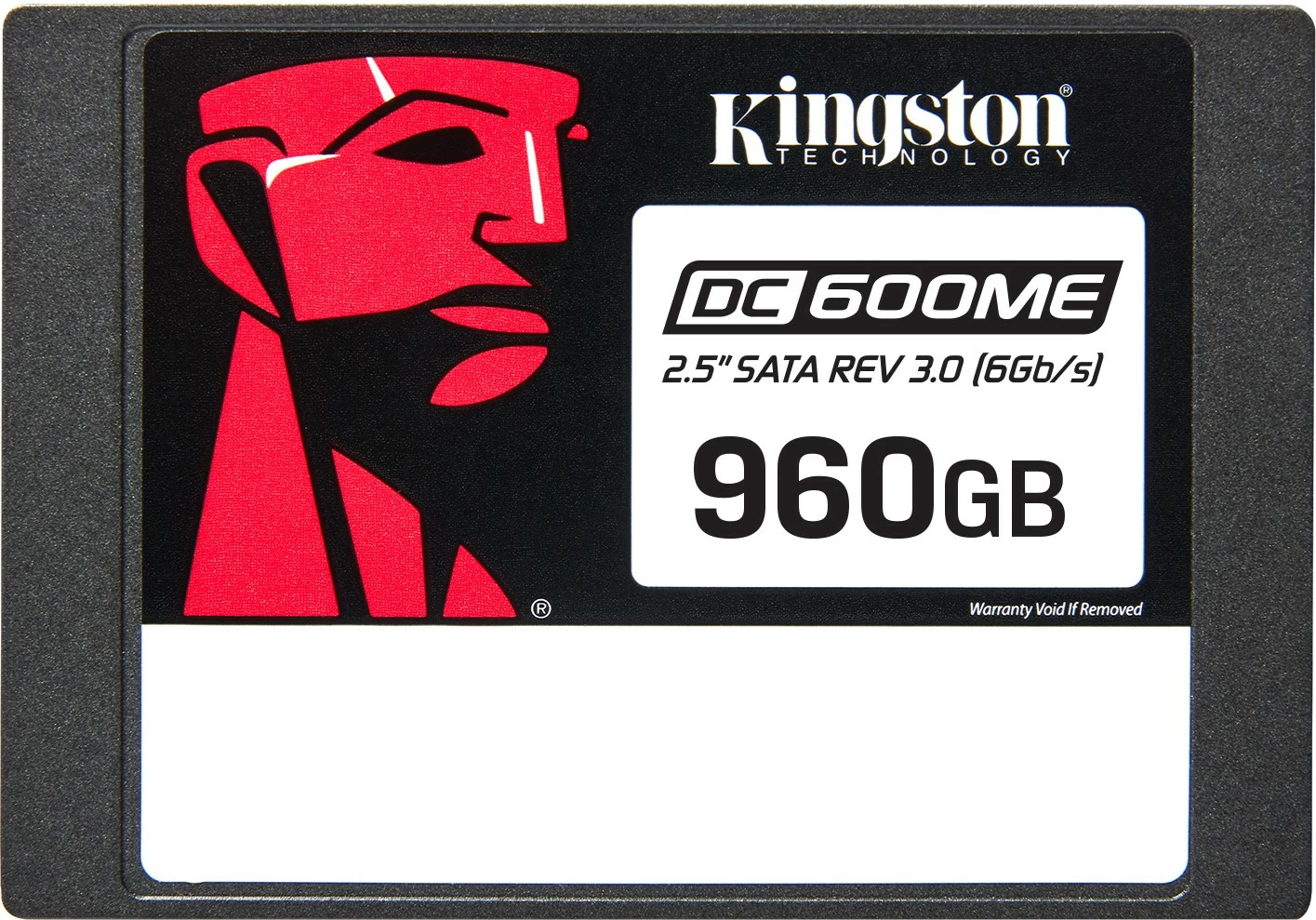 SSD 960GB, 2,5" SATA III, Enterprise, črn Kingston DC600ME