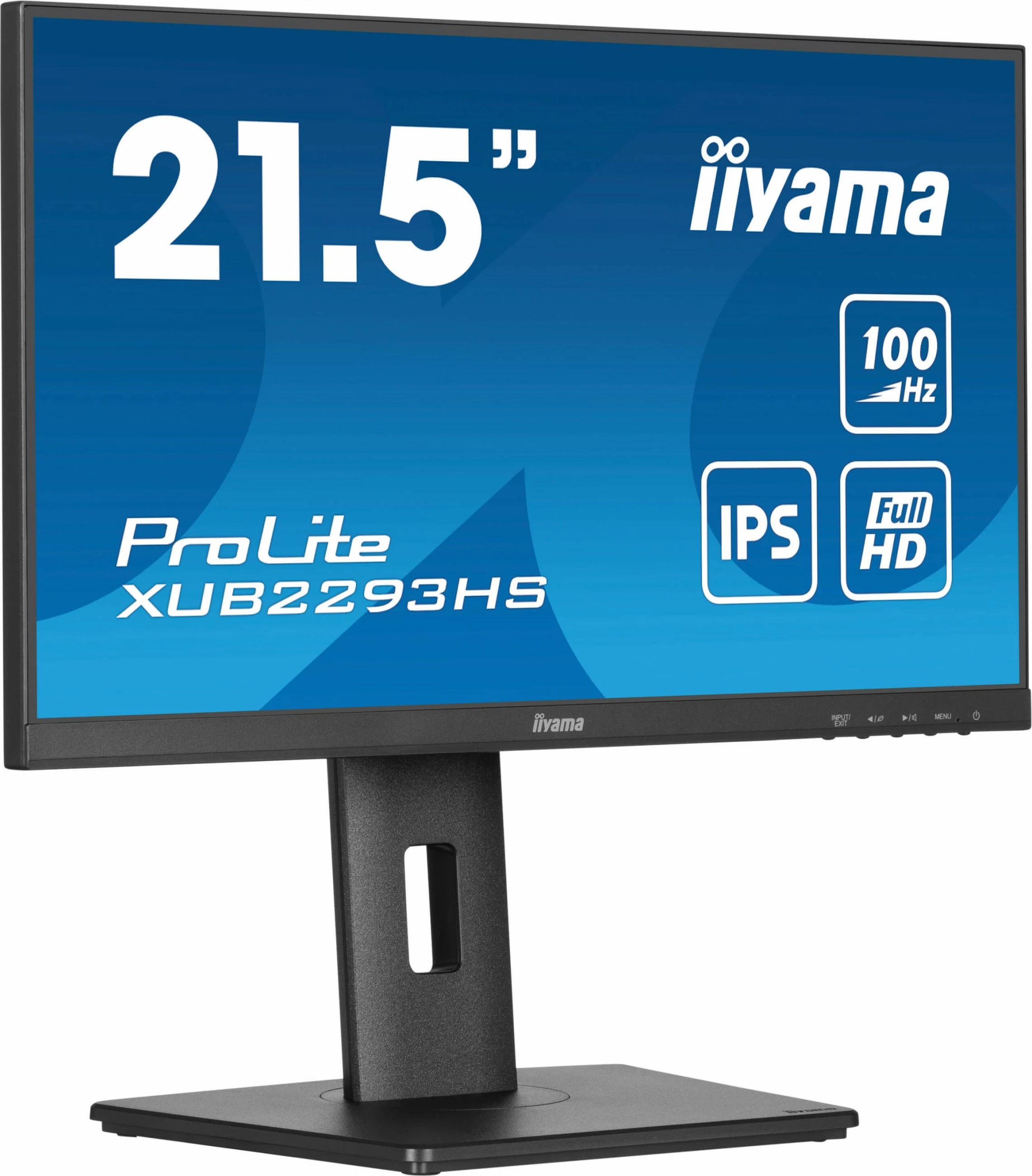 21,5" zaslon Full HD IPS, iiyama ProLite XUB2293HS-B6, črn