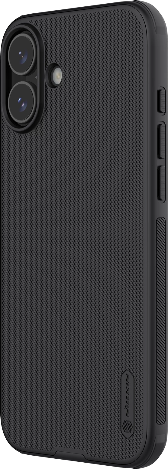 Ovitek za telefon Nillkin Super Frosted Shield Pro Magnetic za iPhone 16, črn