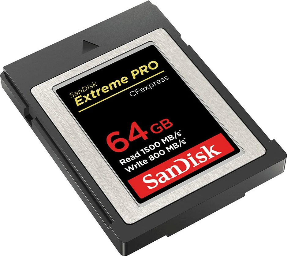 Kartica pomnilnika SanDisk Extreme Pro 64 GB CFexpress, črna