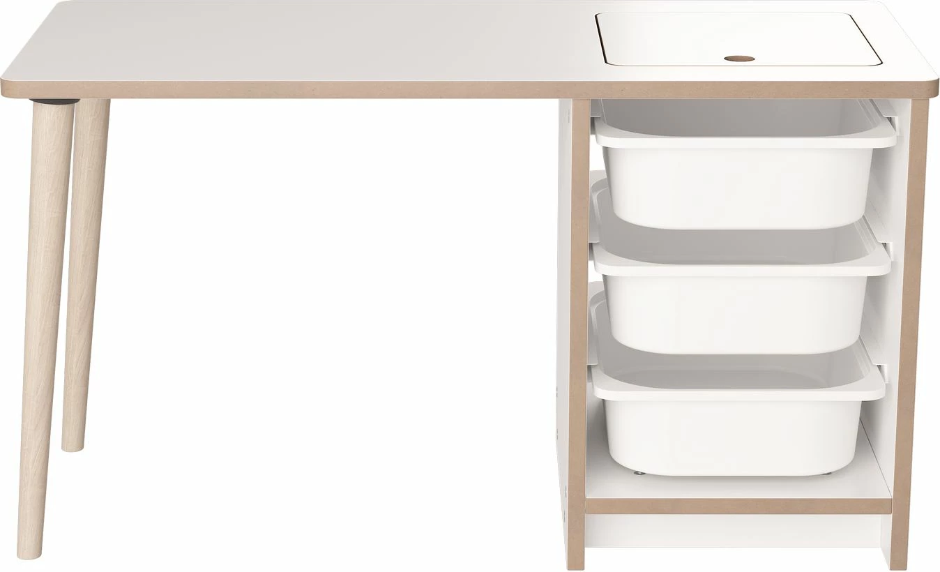 Otroški set mize in stolov Hanah Home Soho, bel