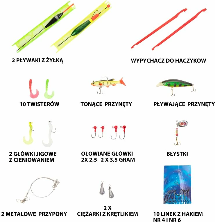 Set ribolov Big Fish 41 v 1, MacGyver, za vse