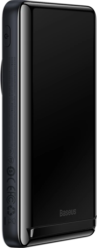 Powerbank Baseus Magnetic Bracket PPCX000203, 10000 mAh, MagSafe, 20 W, z USB-C kablom 0,5 m, temno modra