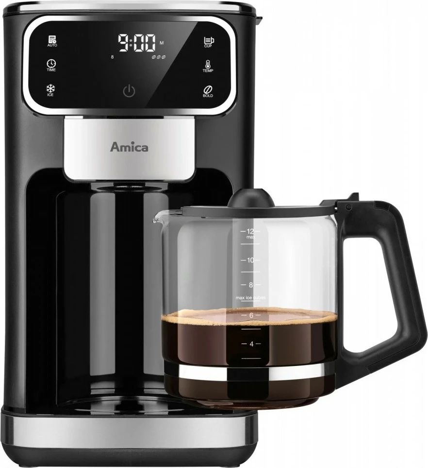 Aparat za kavo pour-over, Amica CD2011 1,8 L 1100 W, črn