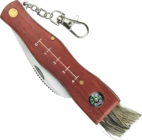 Nož za gob Speck CC-GC105 z vgrajenim kompasom, bronast