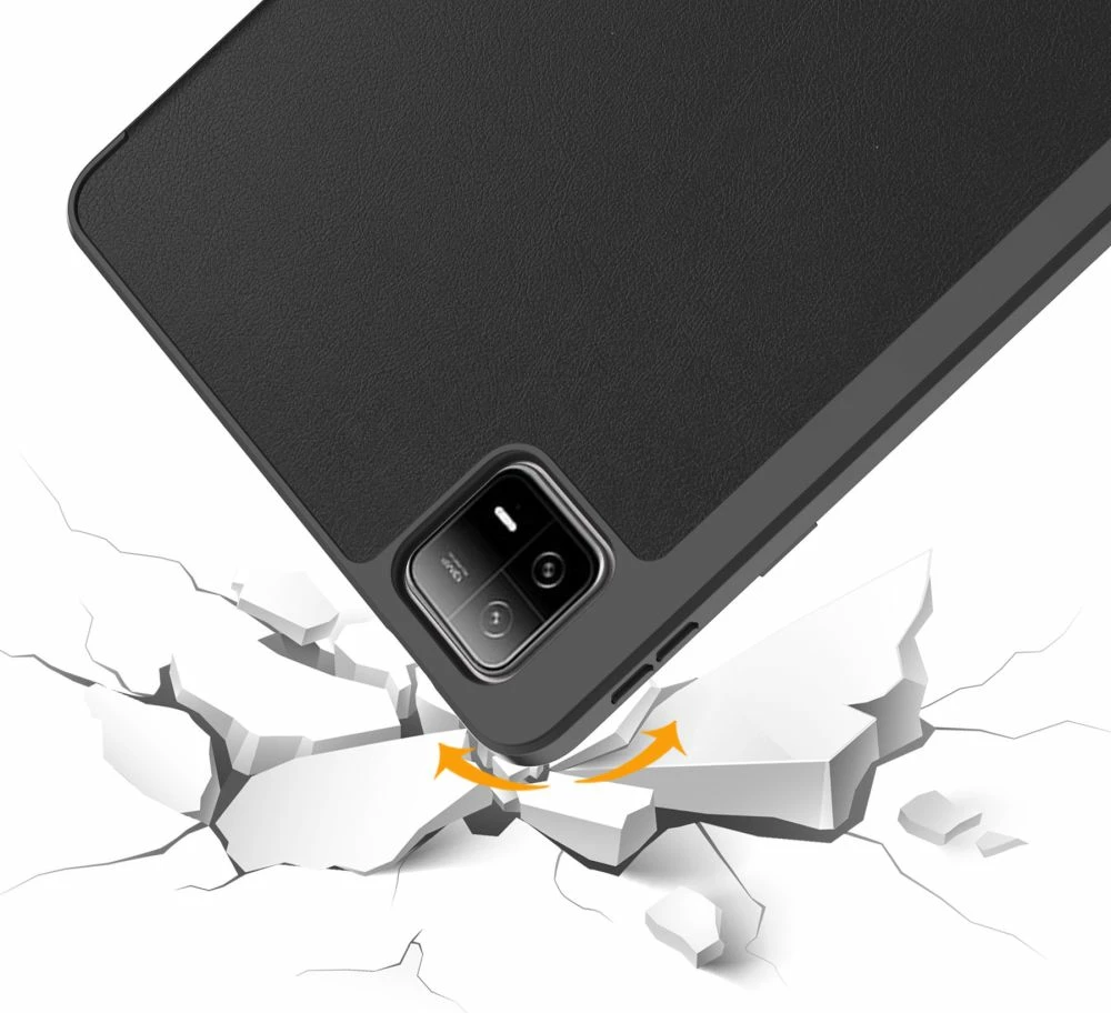 Ovitek za tablico Tech-Protect SC Pen Case, silikonski, črn, za Xiaomi Pad 6 / 6 Pro