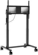 Električno stojalo za monitor Avtek TouchScreen V4 1MV137, za 55–86\", nosilnost 100 kg, električno nastavljanje višine z daljinskim upravljalnikom, črno