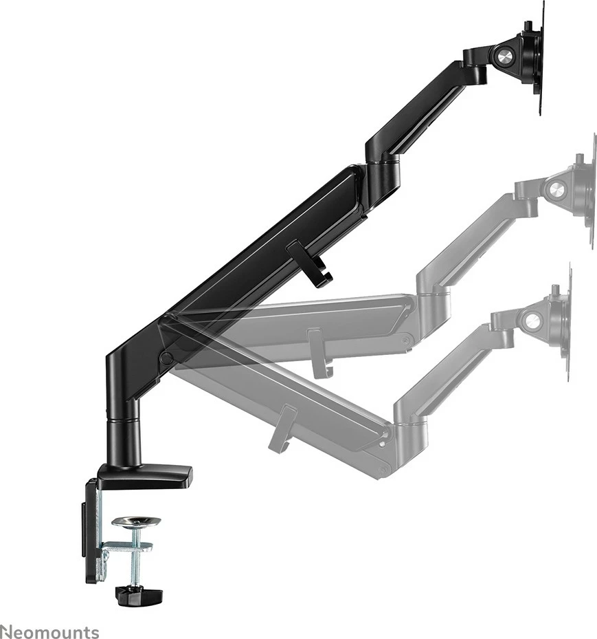 Nosilec za monitor Neomounts, s sponko/čepom, 9 kg, 43,2 cm (17"), 81,3 cm (32"), 100 x 100 mm, črn